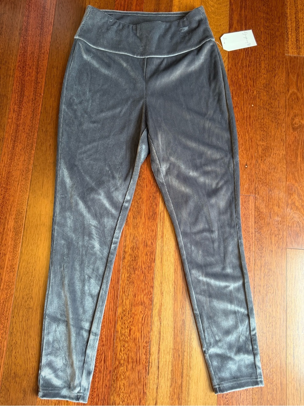 Wonderly Studio Shimmery Gray Leggings